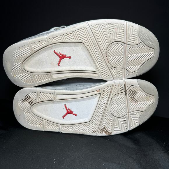 Size 7 - Nike Air Jordan 4 Retro GS White Oreo Men's Shoes - Picture 7 of 9